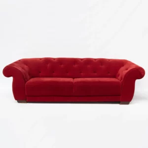 Sofa Chesterfield Czerwona