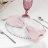 Pierścienie na Serwetki Srebrne z Fakturą - obrazek 4