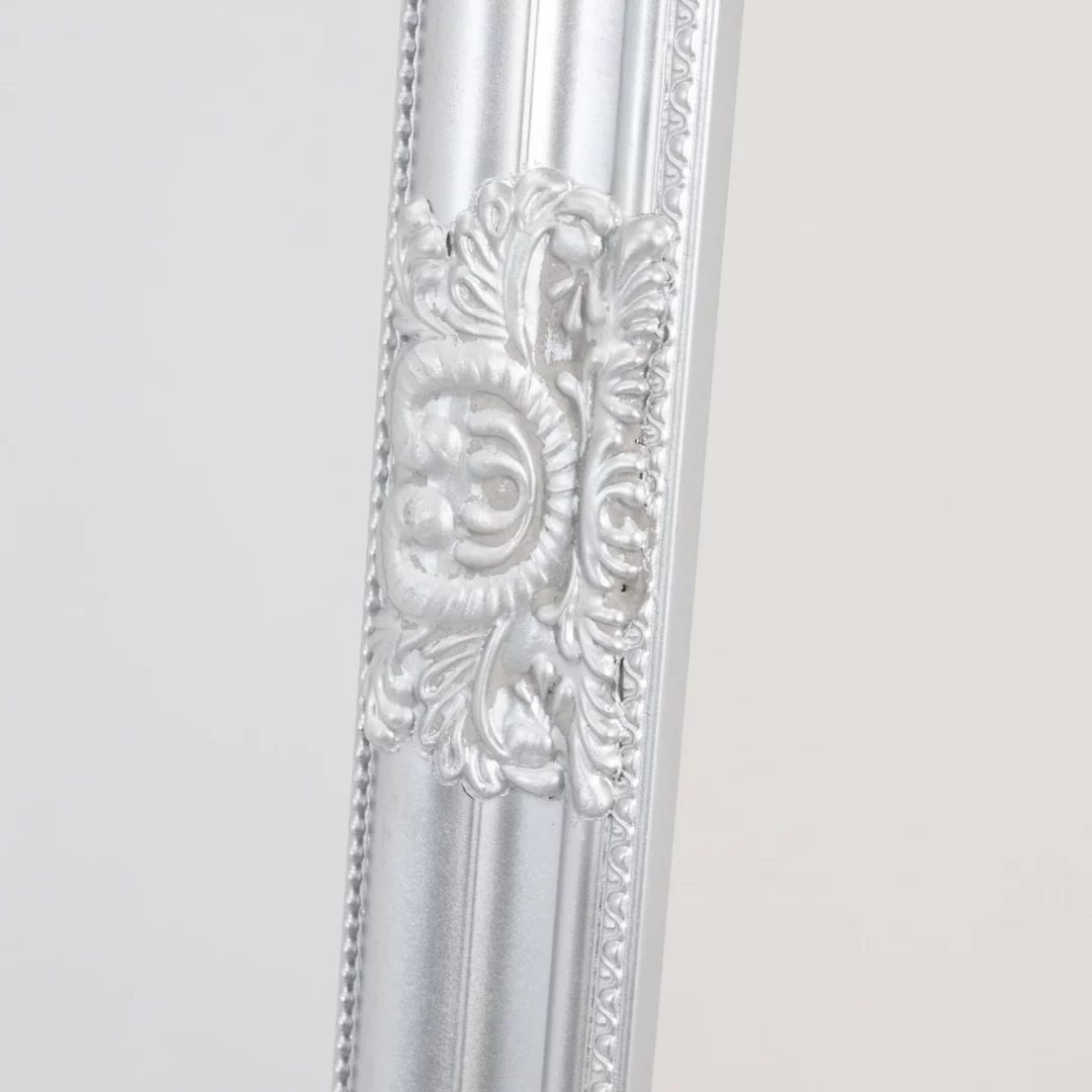 Ozdobne Lustro Srebrne 72x162 cm - obrazek 2