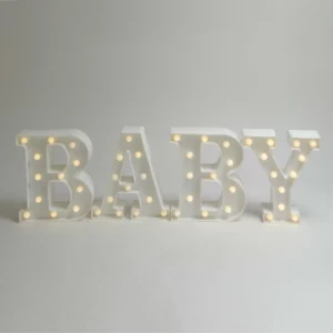 Napis BABY LED