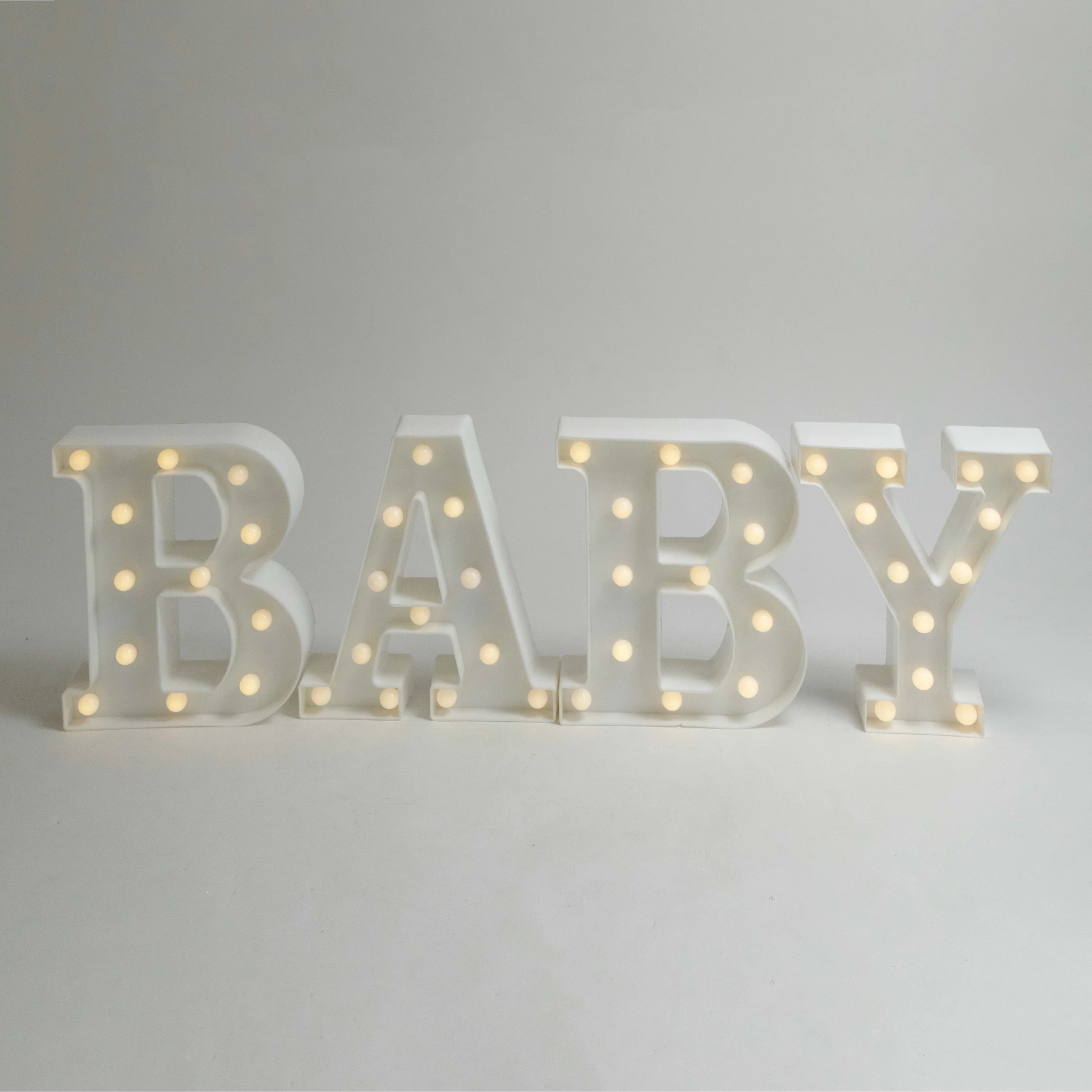 Napis BABY LED