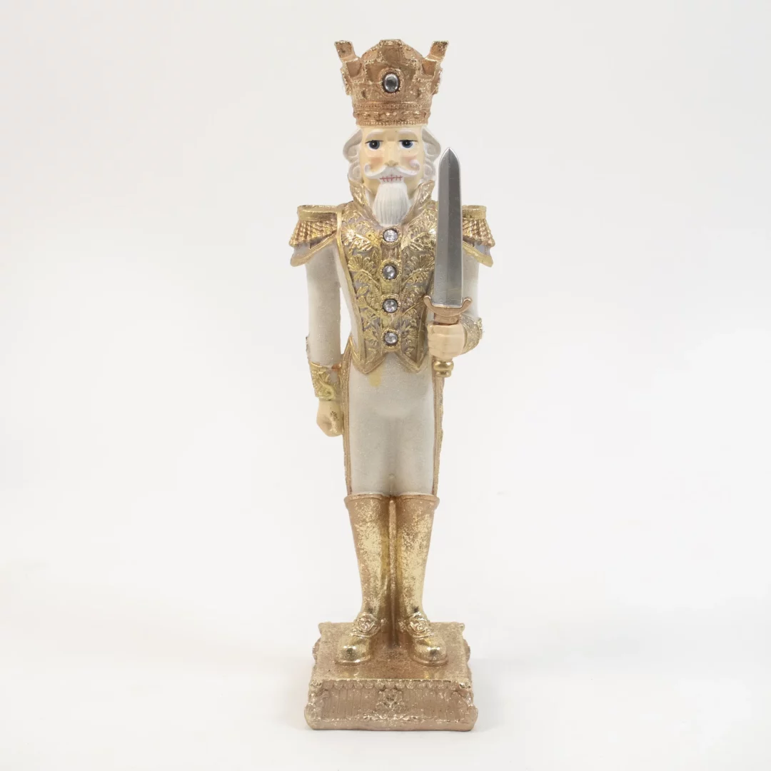 Figurka Dziadek Do Orzechów Złoty 39 cm - 1