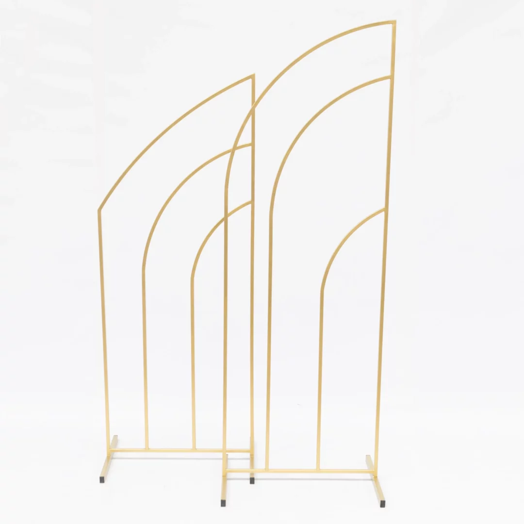 Złoty Stelaż Półłuk Dekoracyjny 195 cm - obrazek 2