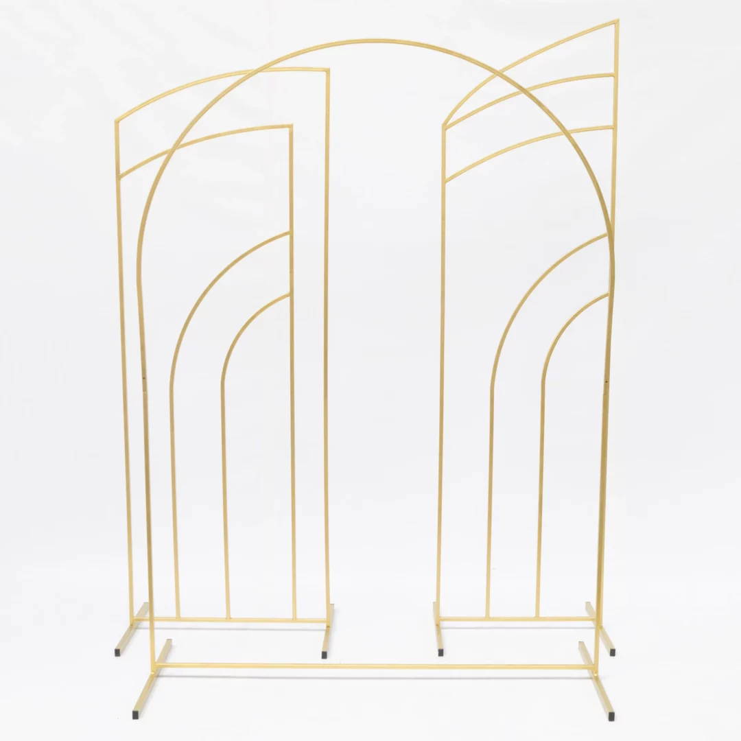 Złoty Stelaż Półłuk Dekoracyjny 240 cm - obrazek 3