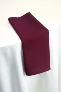 Serwetka Bordo - głębia koloru - rent4events.pl, rent4wedding.pl.
