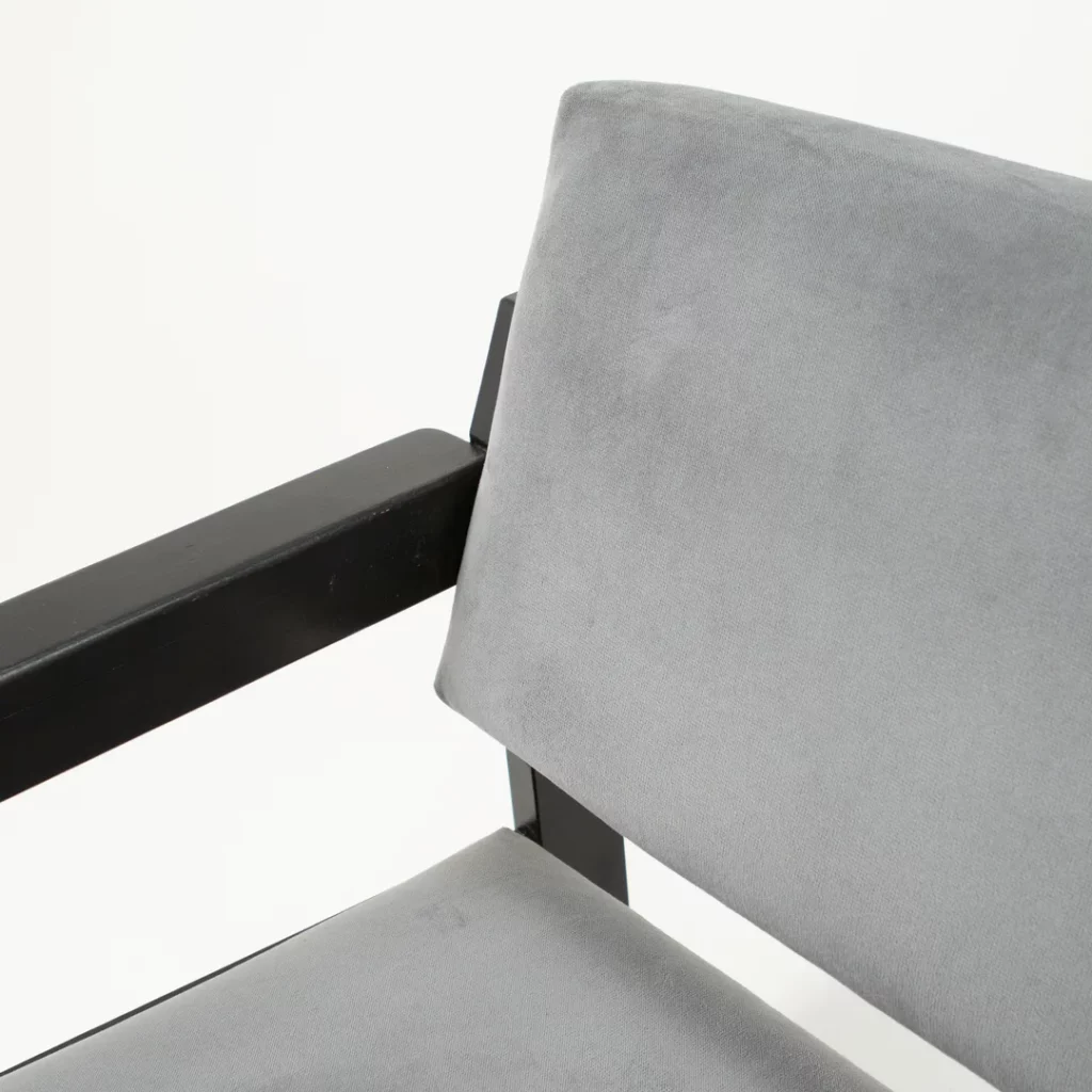 Fotel PRL, detal - w stylu retro - rent4events.pl, rent4wedding.pl.